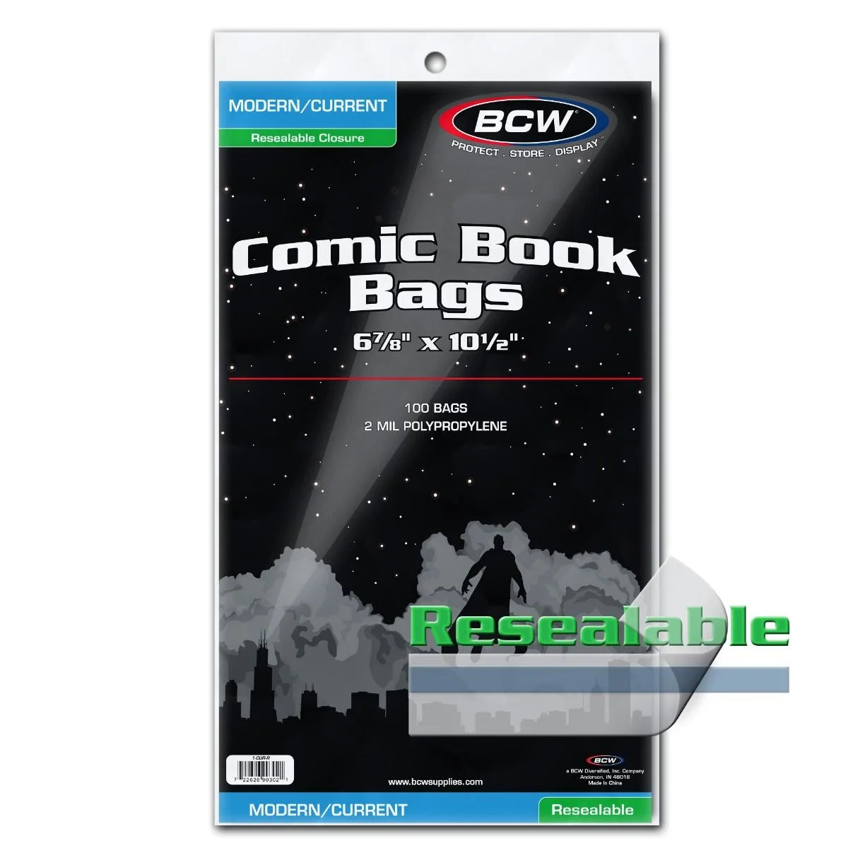 BCW: Resealable Current/Modern Comic Bags