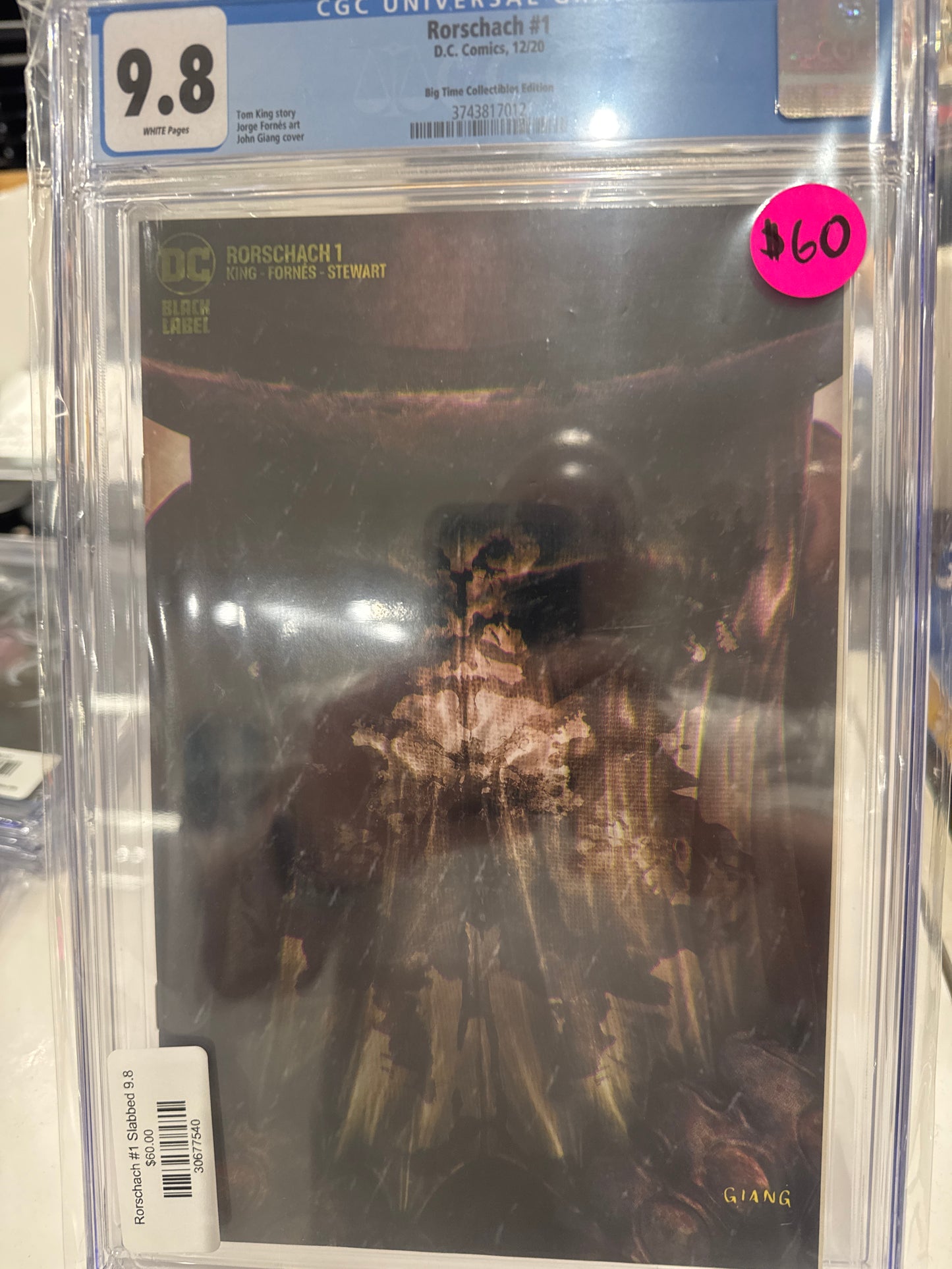 Rorschach #1 Slabbed 9.8