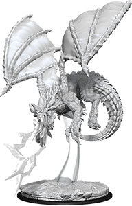 Dungeons & Dragons: Nolzur's Marvelous Unpainted Miniatures - Young Blue Dragon with Lightening