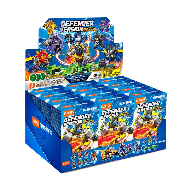 Transformers Blockees: 2-inch Defender Model Kit - Heavy Metal War