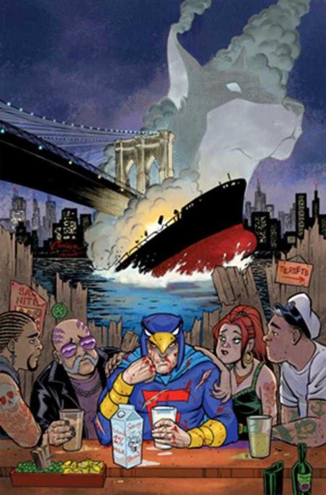 Blue Falcon & Dynomutt #2 Cover H Inc 1:15 Amanda Conner Full Art Variant
