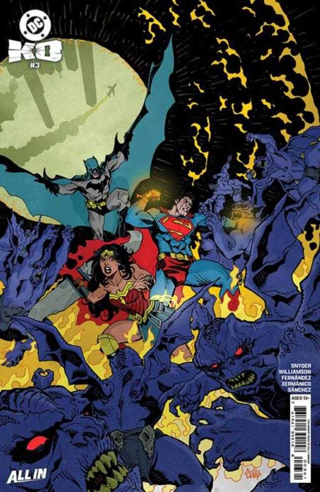 DC K.O. #3 (Of 5) Cover K 1:25 Cully Hamner Card Stock Variant