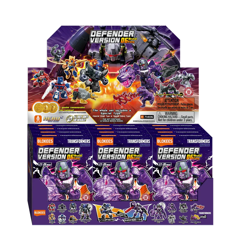 Transformers Blockees: 2-inch Defender Model Kit - Brutal Fang