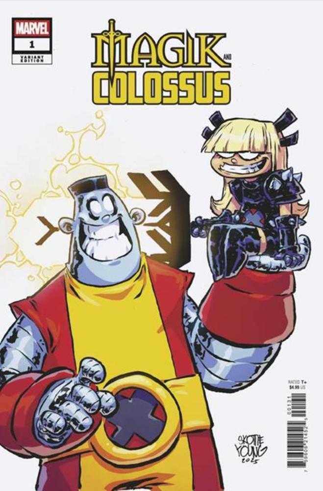 Df Magik And Colossus #1 Skottie Young Variant Slab 9.8