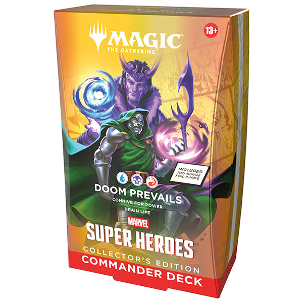 MTG: Universes Beyond- Marvel Super Heroes Commander Deck, Collector Edition Display