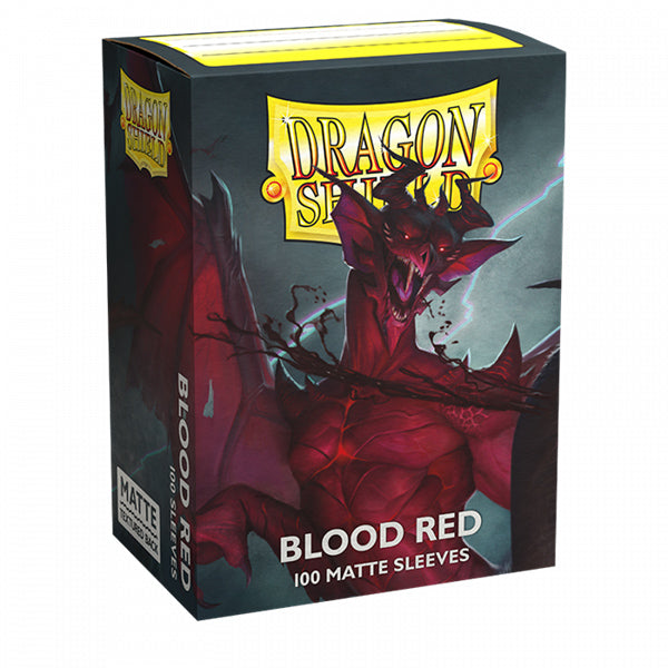 Dragon Shield Sleeves: Blood Red - Matte