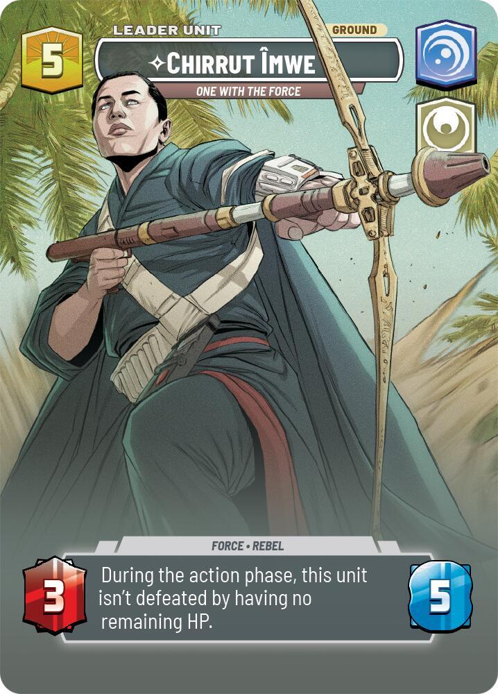 Star Wars Unlimited: Chirrut Imwe - One With The Force (Showcase)