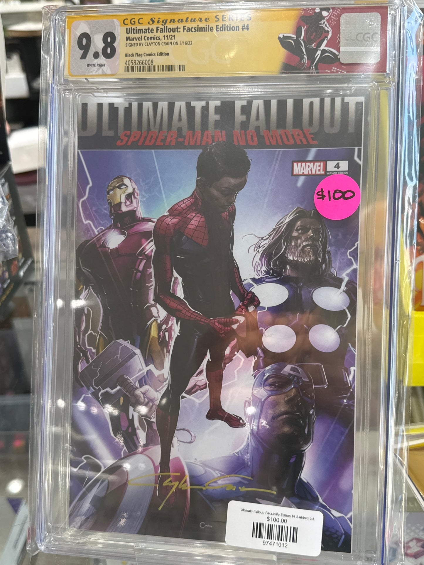 Ultimate Fallout: Facsimile Edition #4 Slabbed 9.8