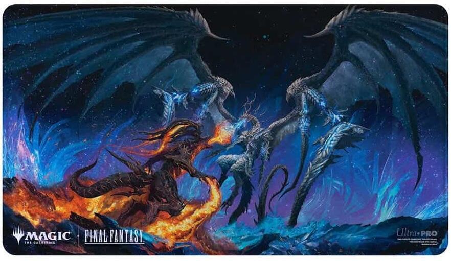 Playmat: MTG - FINAL FANTASY Holofoil - Bahamut and Ifrit