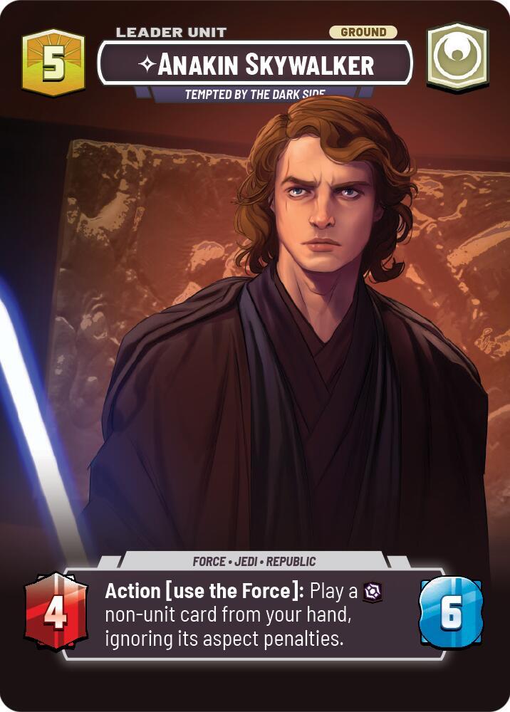 Star Wars Unlimited: Anakin Skywalker - Tempted by the Dark Side (Showcase)