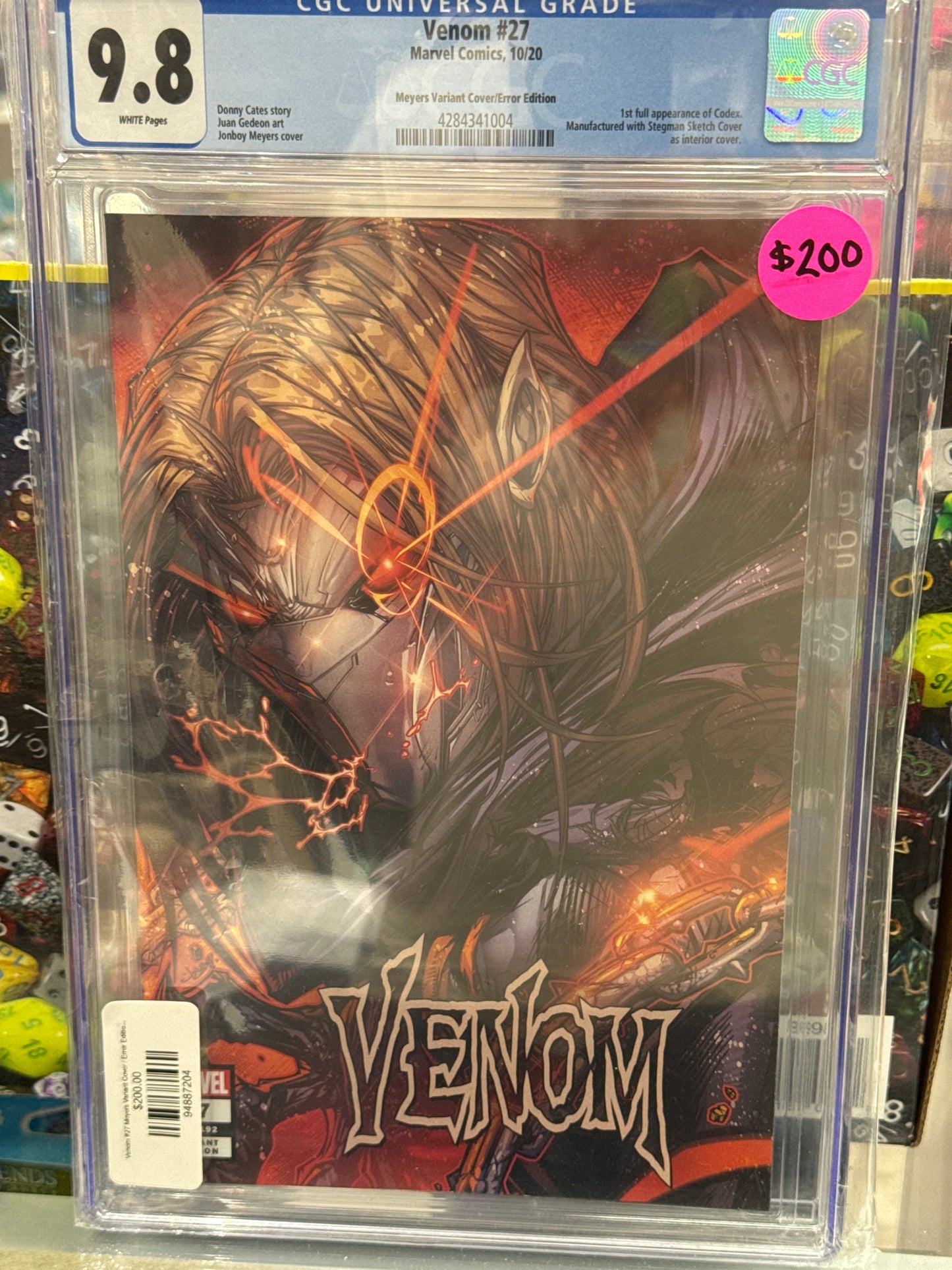 Venom #27 Meyers Variant Cover / Error Edition Slab 9.8 (Copy)
