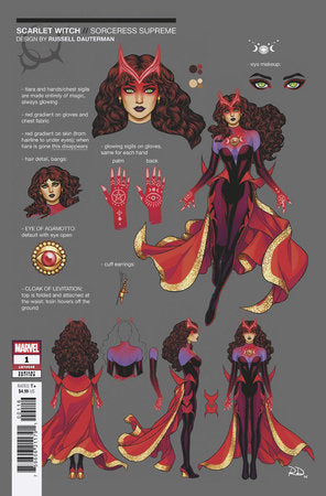 SORCERER SUPREME #1 RUSSELL DAUTERMAN DESIGN VARIANT 1:10-image