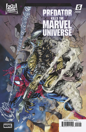 PREDATOR KILLS THE MARVEL UNIVERSE #5 SERGIO DAVILA VARIANT 1:25-image