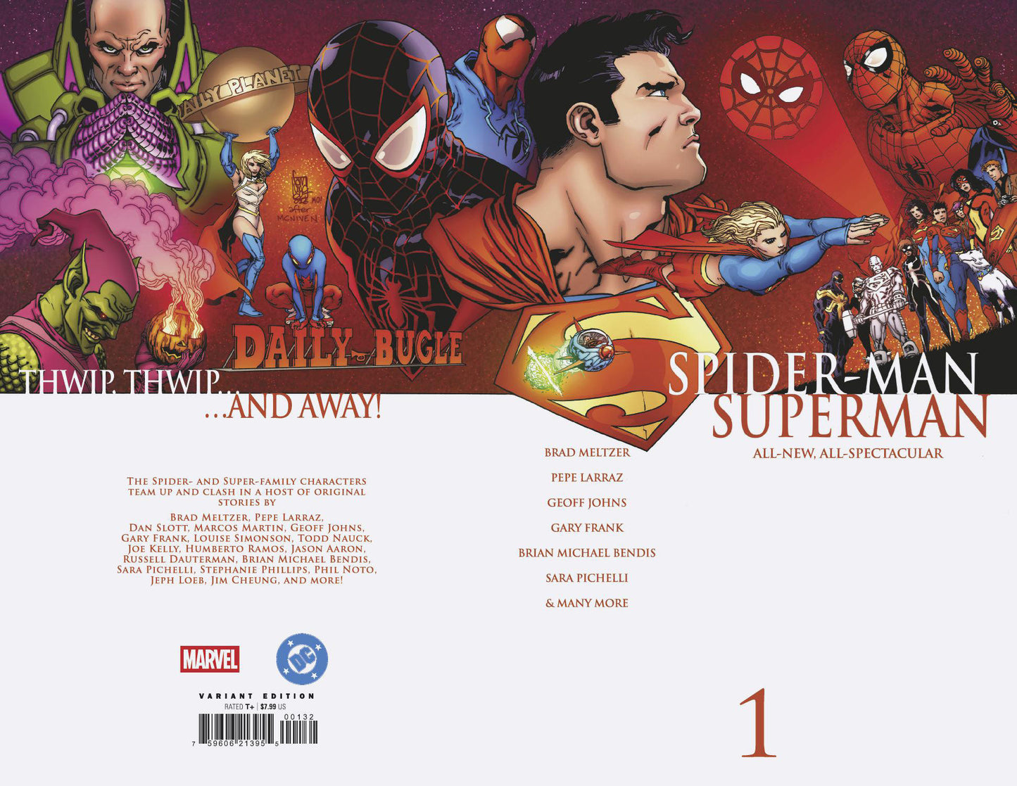 Marvel/DC: Spider-Man/Superman #1 Giuseppe Camuncoli Homage Variant (1:25)