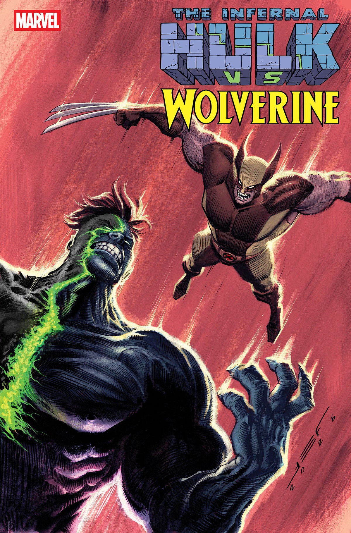 Infernal Hulk vs. Wolverine #1 Juan Ferreyra Variant