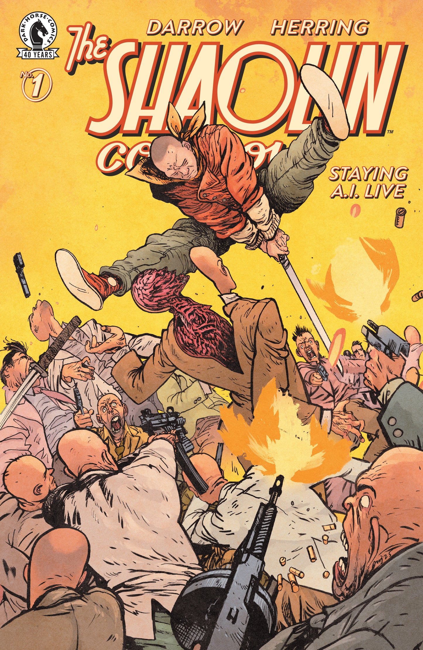 Shaolin Cowboy: Staying A.I.Live #1 (Cover D) (1:15) (Daniel Warren Johnson)