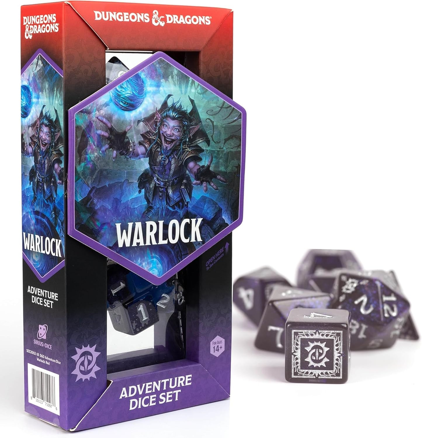 Dungeons & Dragons: Adventure Dice - Warlock Purple