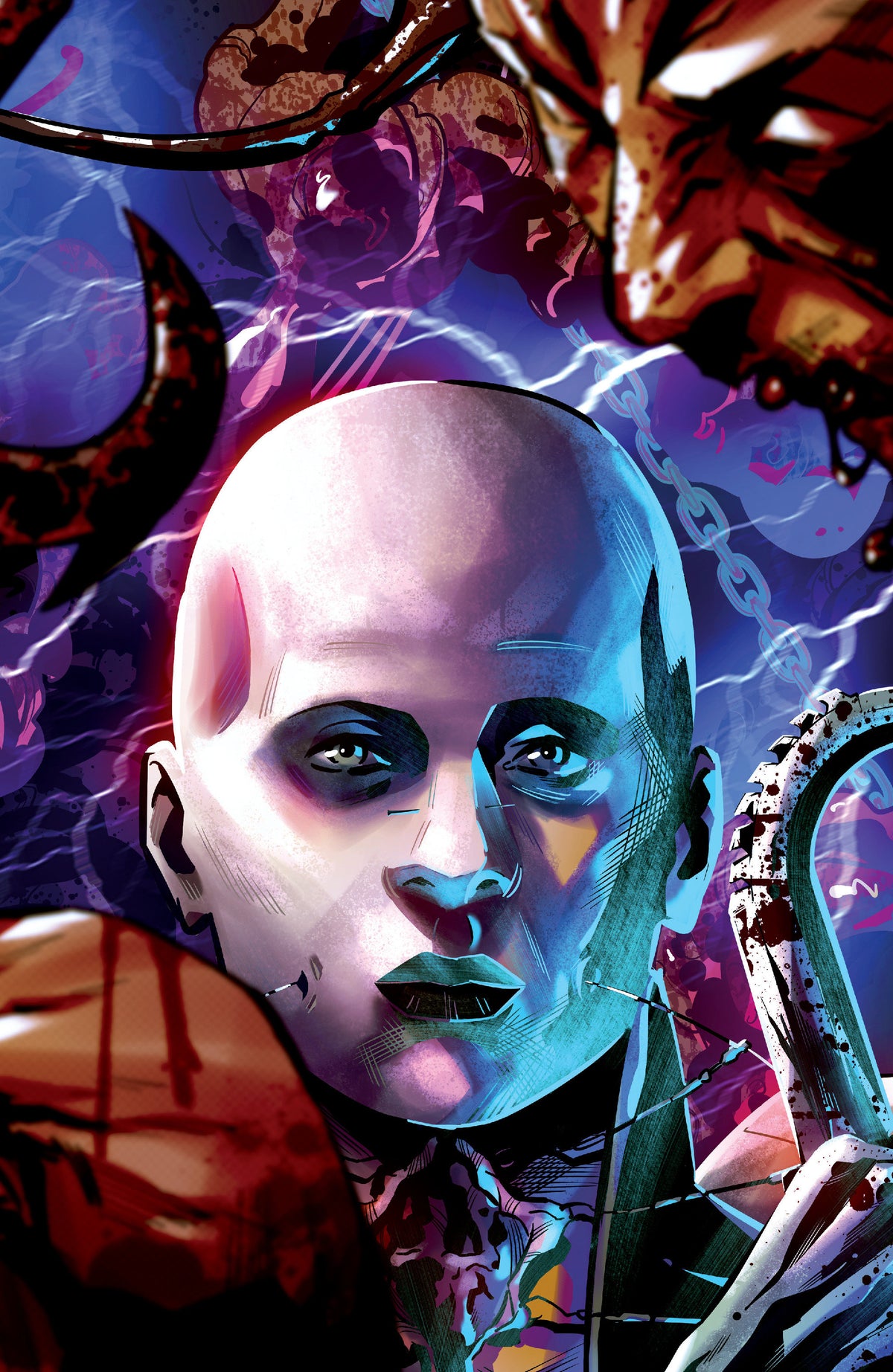 Hellraiser: Resurrections The Deep Gospel #1 D 1 in 10 Variant Edition (Full Art, Sabbatini)