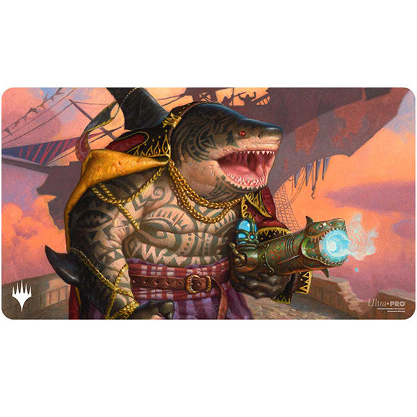 Magic Playmat- Aetherdrift- Captain Howler, Sea Scourge