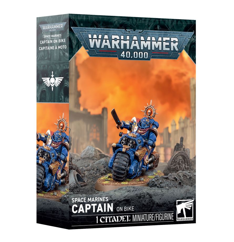 Warhammer 40,000 Space Marines: Captain on Bike