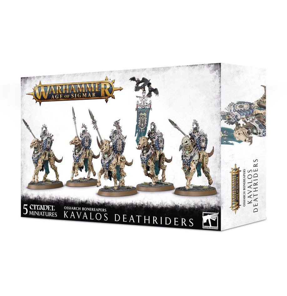 Age of Sigmar Ossiarch Bonereapers: Kavalos Deathriders