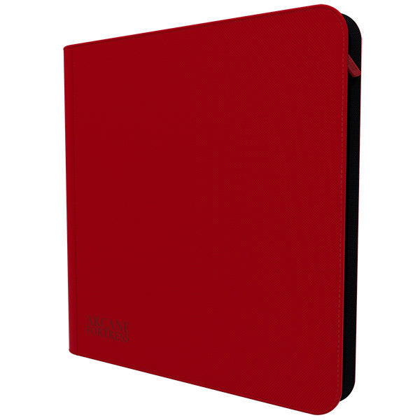 Arcane Fortress: 12-Pocket Zippered Binder - Red