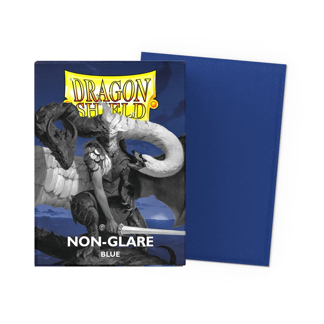Dragon Shield Sleeves: Standard- Matte Non-Glare Blue