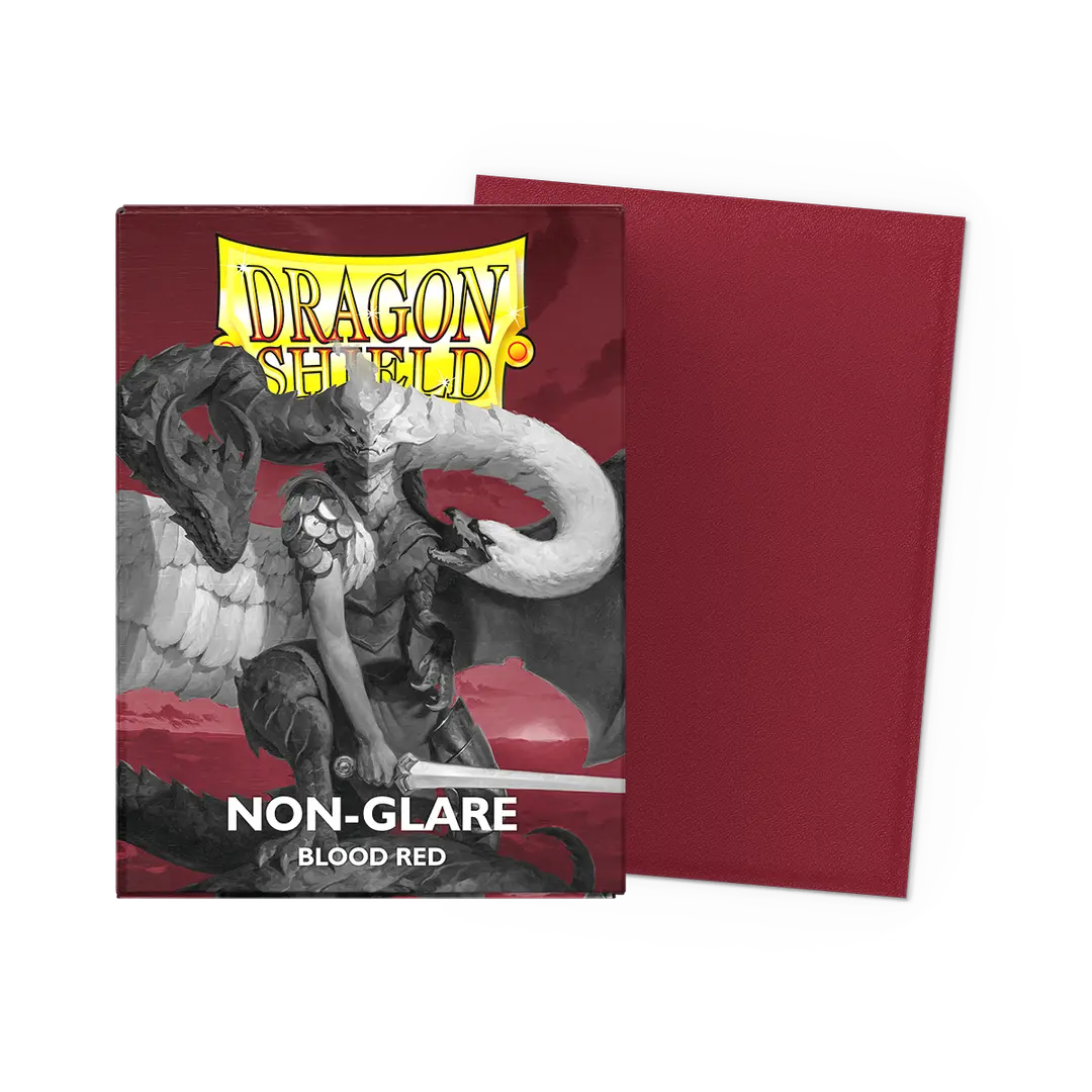 Dragon Shield Sleeves - Matte - Blood Red (Non-Glare)