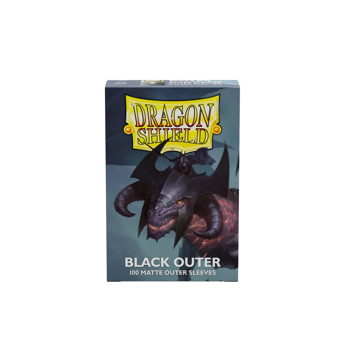 Dragon Shield: Matte Black Outer Sleeves - 100ct