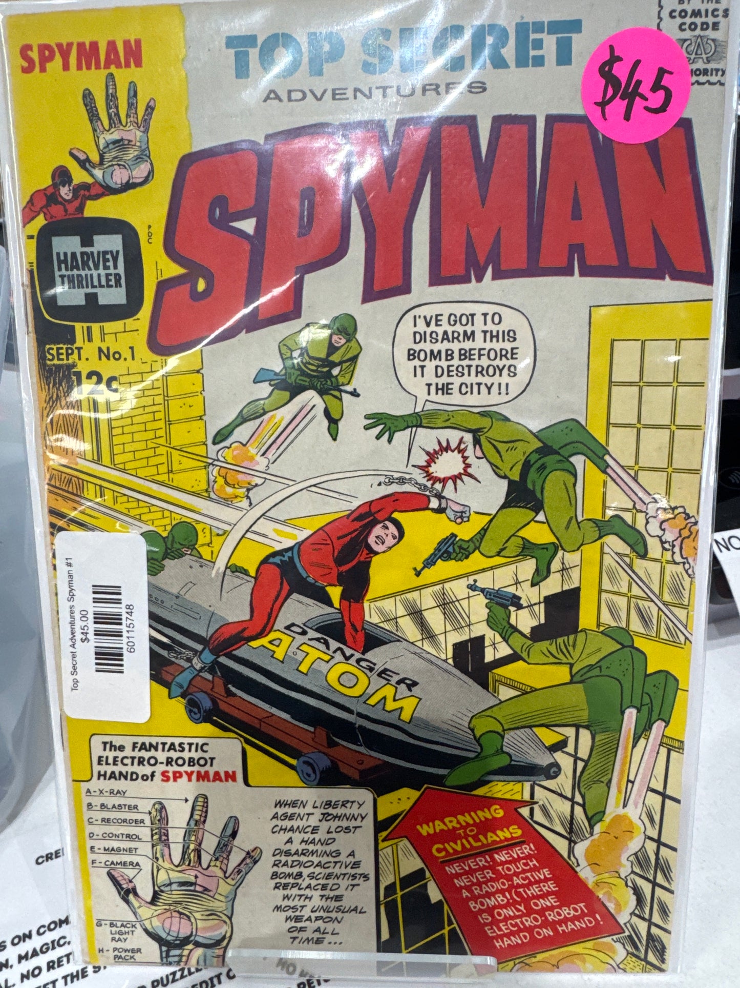Top Secret Adventures Spyman #1