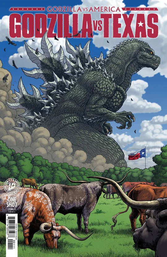 Godzilla v Texas w/Frame