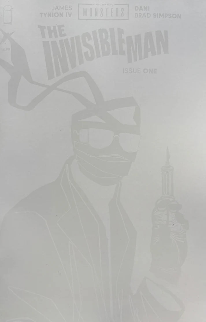 Universal Monsters The Invisible Man #1 (Of 4) Cover I Invisible Thank You Variant (Full Color Interior)