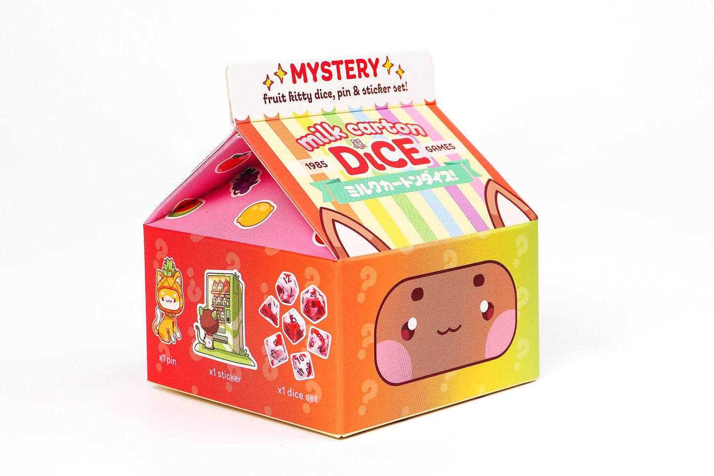 Milk Carton Dice Mystery Box - Fruit Meadows