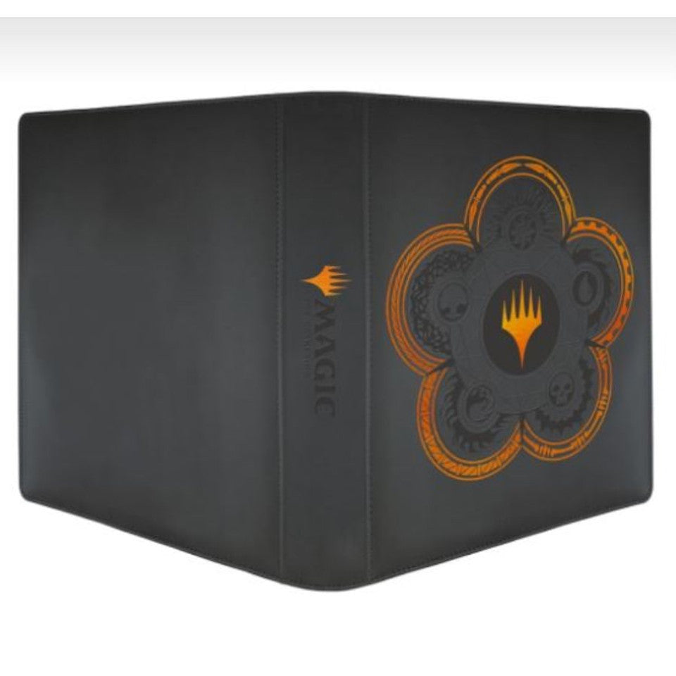 Binder: PRO 12- Pocket Zippered MTG- Mana 7 Color Wheel