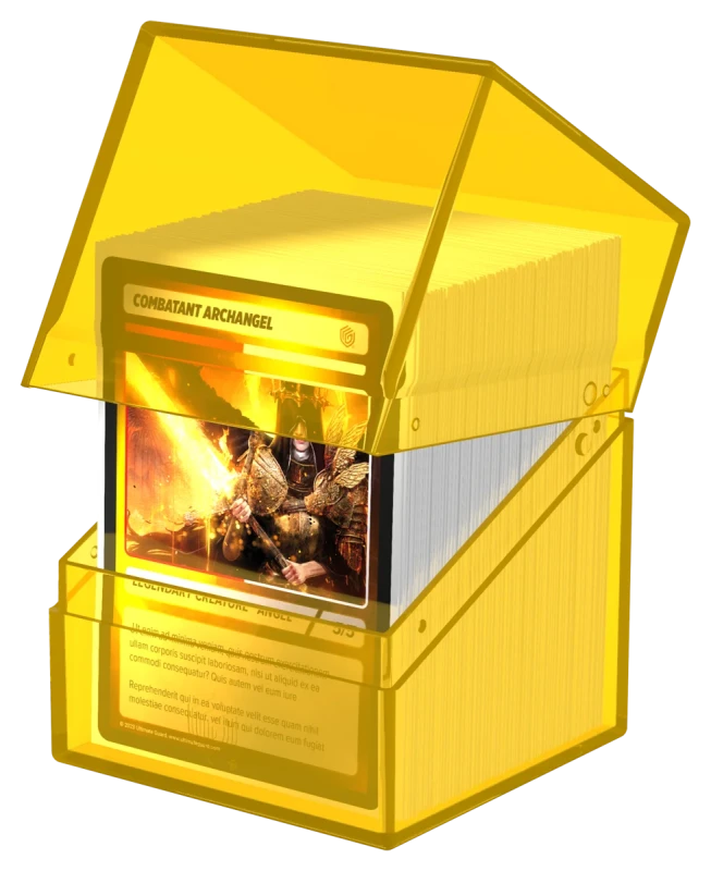 Ultimate Guard: Boulder 100+ - Clear Amber