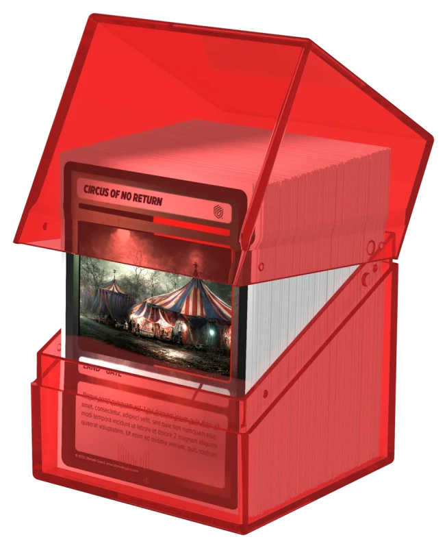 Ultimate Guard: Boulder 100+ - Clear Ruby