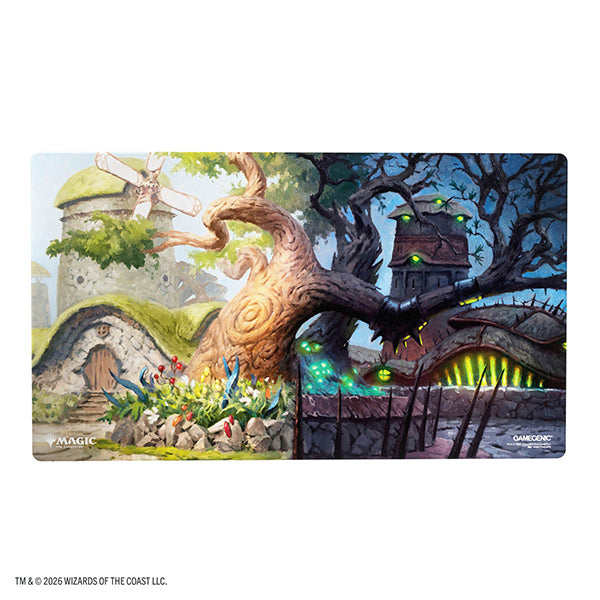 MTG - Lorwyn Eclipsed Shiny Playmat - Temple Garden