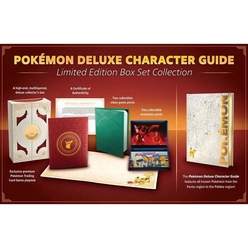 Pokémon | Deluxe Character Guide Limited Edition Box Set Collection | Pikachu Press