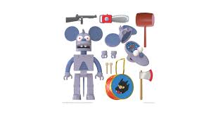 Super 7 The Simpsons Robot Scratchy and Scratchy Ultimates Action Figures (sold as a set)