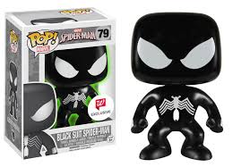 Funko Marvel Black Suit Spider-Man Walgreens Exclusive GLOW IN THE DARK