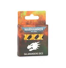 Warhammer 40,000 Space Marines: Salamanders Dice Set