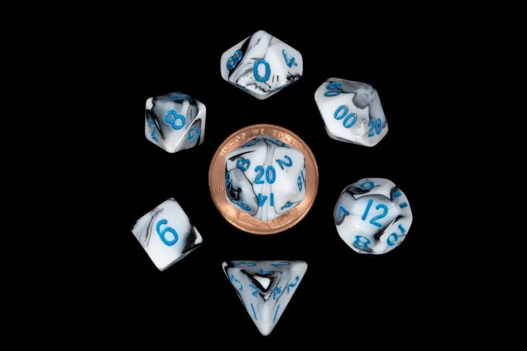 Mini Dice 7 Set Cylinder