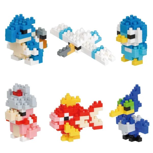 Nanoblock Pokémon Type Water Set 1