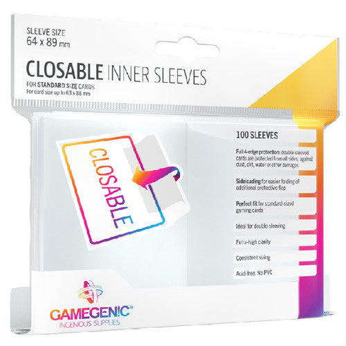 Gamegenic Closable Inner Sleeves