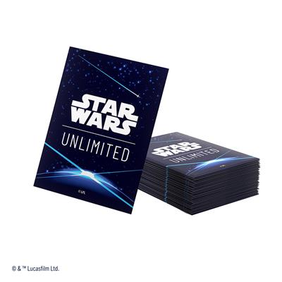 Star Wars Unlimited Premium Art Sleeves - Card Back Blue