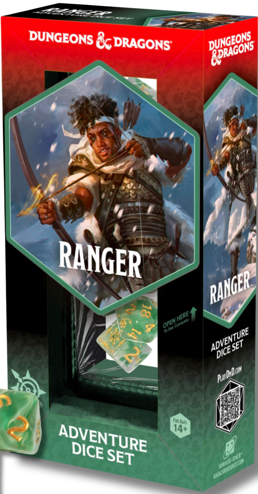 Dungeons & Dragons: Adventure Dice - Ranger White/Green