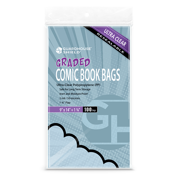 Graded Polypropylene Comic Book Bags