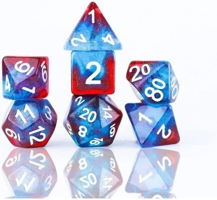 Dice Set Celestial Starry Skies