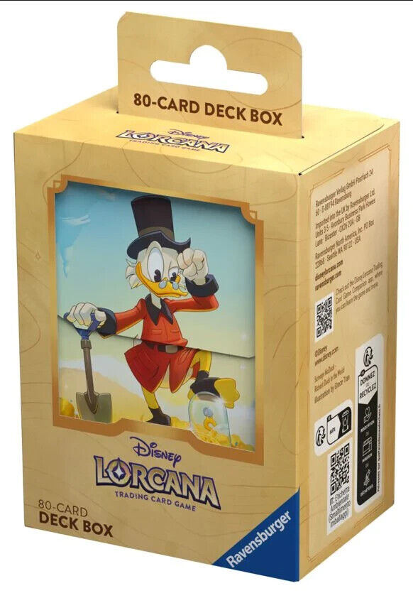 Lorcana into the inklands Scrooge deck box