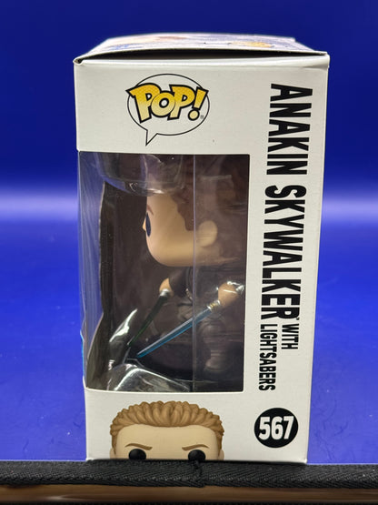 Funko Pop! Anakin Skywalker With Lightsabers #567 - Fall Con 2022